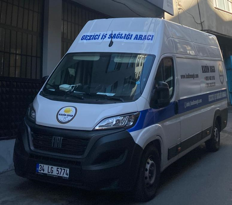 Kadim OSGB gezici iş sağlığı mobil sağlık tarama aracı